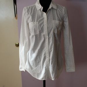Old Navy White Button down Collar Shirt